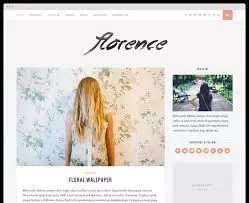 FLORENCE - A RESPONSIVE BLOG THEME  [Webmaster]