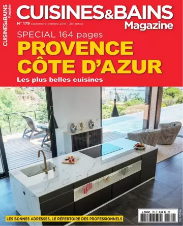 Cuisines et Bains Magazine N°179 – Septembre-Octobre 2019  [Magazines]