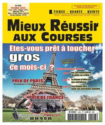 Mieux Réussir aux Courses N°493 – Février 2022  [Magazines]