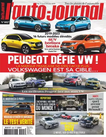 L’Auto-Journal N°1027 Du 14 Février 2019  [Magazines]