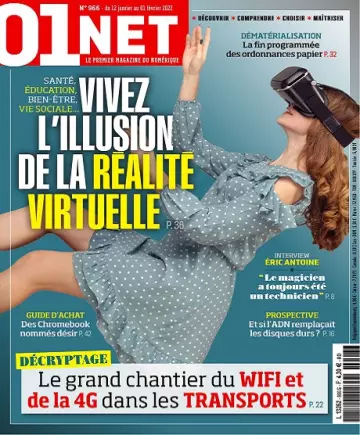 01Net N°966 Du 12 Janvier 2022  [Magazines]