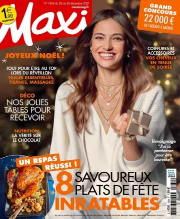 Maxi N°1834 Du 20 au 26 Décembre 2021  [Magazines]