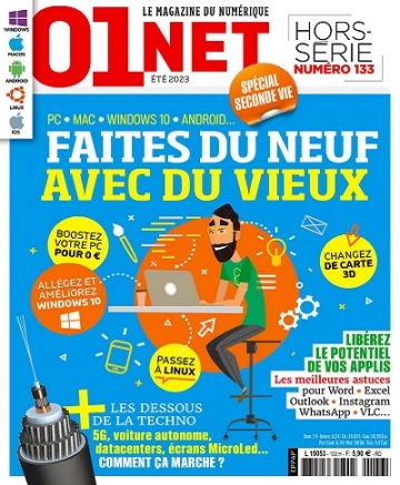 01Net Hors Série N°133 – Été 2023  [Magazines]