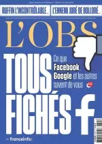 L’Obs N°2791 - 3 au 9 Mai 2018  [Magazines]