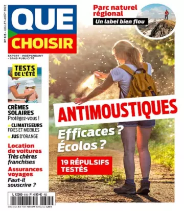 Que Choisir N°615 – Juillet-Août 2022  [Magazines]