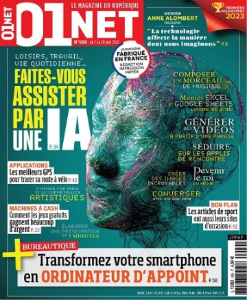 01Net N°999 Du 7 au 20 Juin 2023  [Magazines]