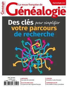 La Revue française de Généalogie - Avril-Mai 2024  [Magazines]