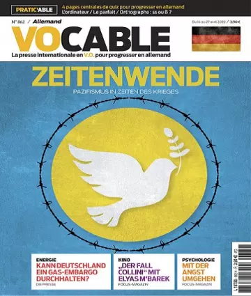 Vocable Allemand N°862 Du 14 Avril 2022  [Magazines]