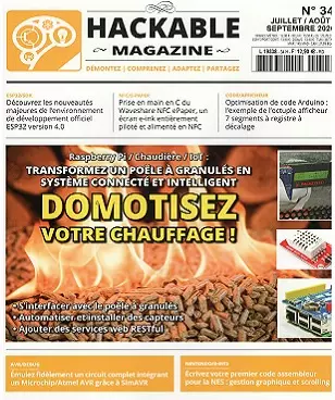 Hackable Magazine N°34 – Juillet-Août 2020  [Magazines]