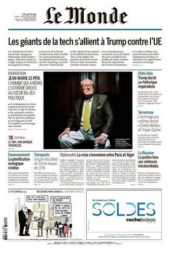 Le Monde du 09 Janvier 2025  [Journaux]