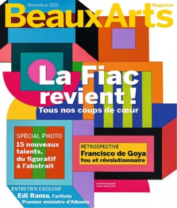 Beaux Arts Magazine N°449 – Novembre 2021  [Magazines]