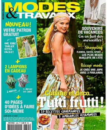 Modes et Travaux N°1425 – Août 2019  [Magazines]