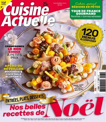 Cuisine Actuelle N°371 – Décembre 2021  [Magazines]