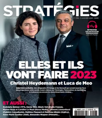 Stratégies N°2156 Du 5 au 11 Janvier 2023  [Magazines]