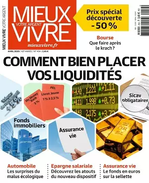 Mieux Vivre Votre Argent N°454 – Avril 2020  [Magazines]