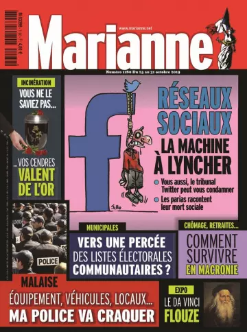 Marianne N°1180 - 25 au 31 Octobre 2019  [Magazines]