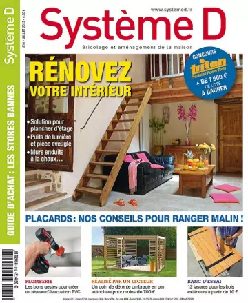 Système D N°810 – Rénovez Votre Intérieur  [Magazines]