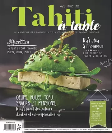 Tahiti à Table N°22 – Février 2022  [Magazines]