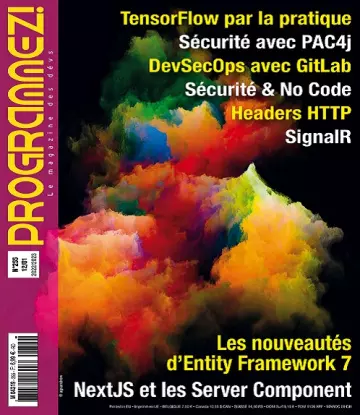 Programmez N°255 – Décembre 2022-Janvier 2023  [Magazines]