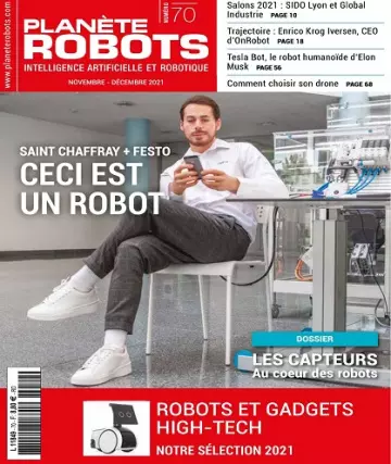 Planète Robots N°70 – Novembre-Décembre 2021  [Magazines]