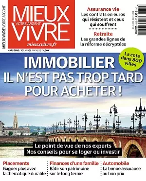 Mieux Vivre Votre Argent N°453 – Mars 2020  [Magazines]