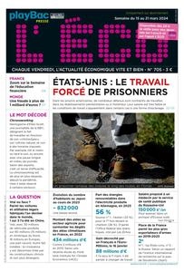 L'ÉCO N.705 - 15 Mars 2024  [Journaux]