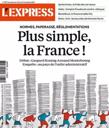 L’Express N°3671 Du 10 au 17 Novembre 2021  [Magazines]