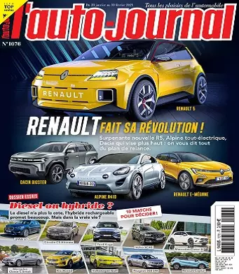 L’Auto-Journal N°1076 Du 28 Janvier 2021  [Magazines]