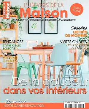 L’Univers De La Maison N°35 – Mars-Avril 2020  [Magazines]