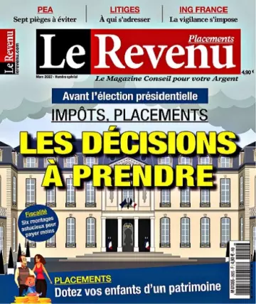 Le Revenu Placements N°292 – Mars 2022  [Magazines]