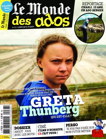 Le Monde des Ados - 25 Septembre 2019  [Magazines]