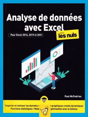 Analyse de données avec EXCEL 2016, 2019 et 2021  [Livres]