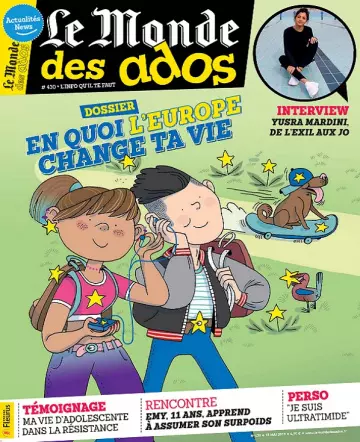 Le Monde Des Ados N°430 Du 15 mai 2019  [Magazines]