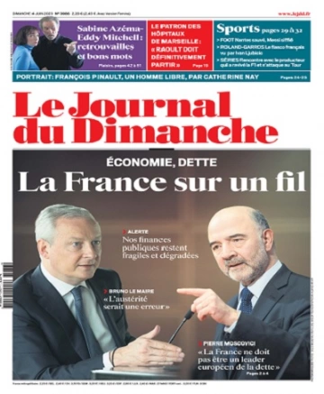 Le Journal Du Dimanche N°3986 Du 4 au 10 Juin 2023  [Journaux]