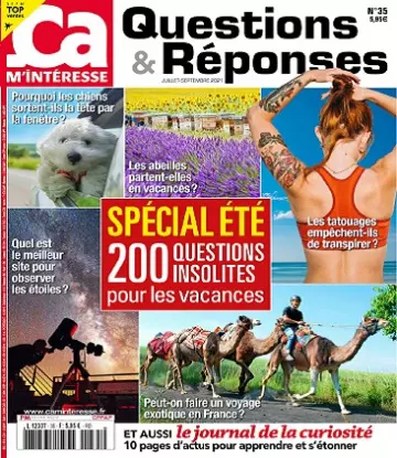 Ça M’Intéresse Questions et Réponses N°35 – Juillet-Septembre 2021  [Magazines]