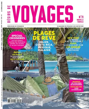 Désirs De Voyages N°71 – Mai 2019  [Magazines]