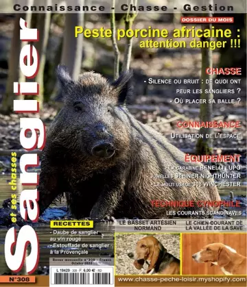 Sanglier et Ses Chasses N°308 – Octobre 2022  [Magazines]