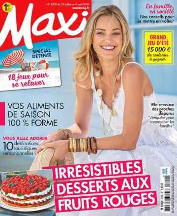 Maxi N°1709 Du 29 Juillet 2019  [Magazines]