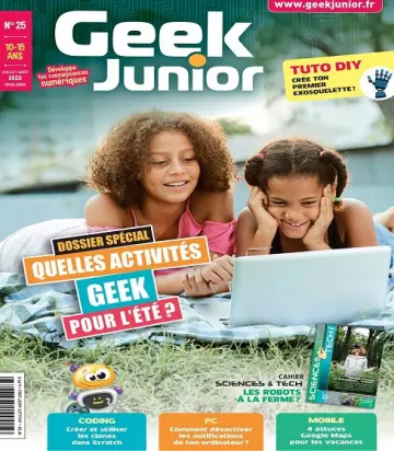 Geek Junior N°25 – Juillet-Août 2022  [Magazines]