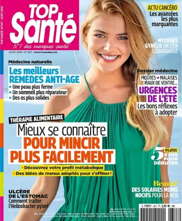 Top Santé N°347 – Août 2019  [Magazines]