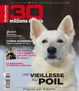 30 Millions d’Amis N°391 – Janvier 2021  [Magazines]