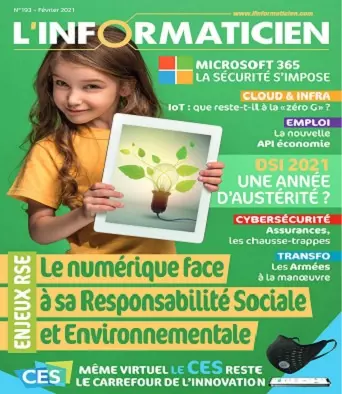 L’Informaticien N°193 – Février 2021  [Magazines]