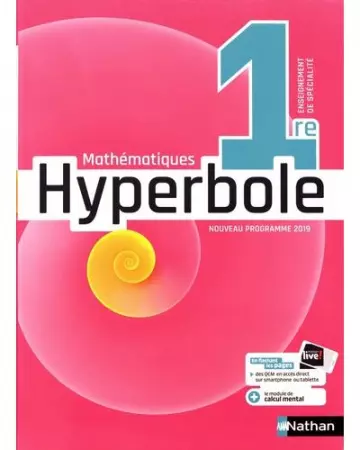 Livre du professeur intégral du manuel Hyperbole 1re - Édition 2019  [Livres]