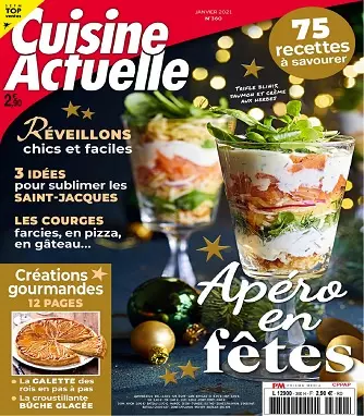 Cuisine Actuelle N°360 – Janvier 2021  [Magazines]