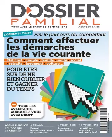 Dossier Familial N°535 – Août 2019  [Magazines]