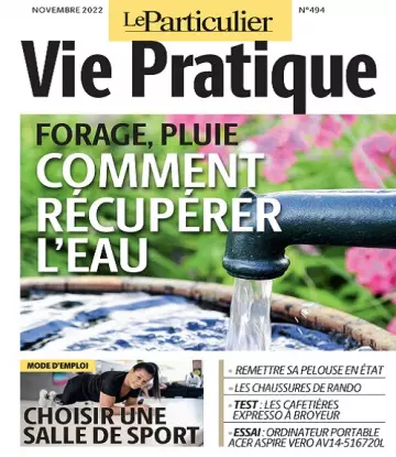 Le Particulier Vie Pratique N°494 – Novembre 2022  [Magazines]