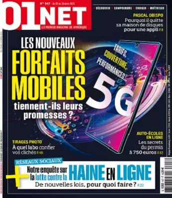 01Net N°947 Du 3 au 16 Mars 2021  [Magazines]