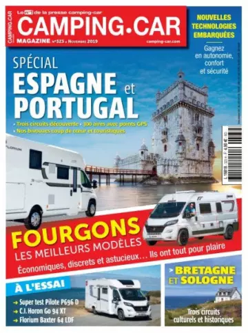 Camping-Car Magazine - Novembre 2019  [Magazines]