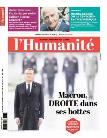 L’Humanité du Lundi 3 Juin 2019  [Journaux]