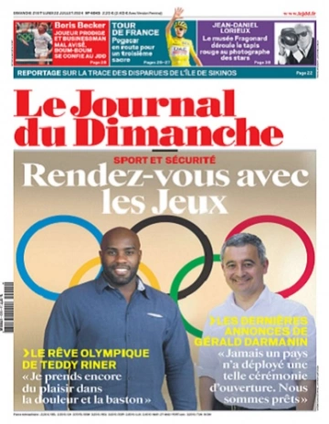 Le Journal Du Dimanche N°4045 Du 21 au 27 Juillet 2024  [Journaux]